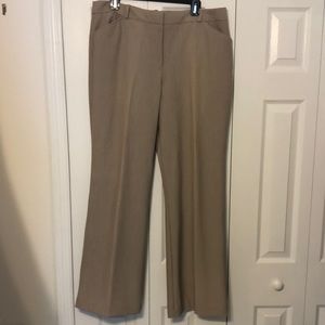 Worthington modern fit size women 16 tan trousers